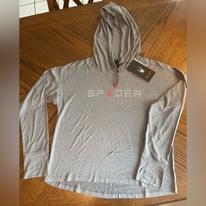 SPYDER ACTIVE Large Hoodie Gray